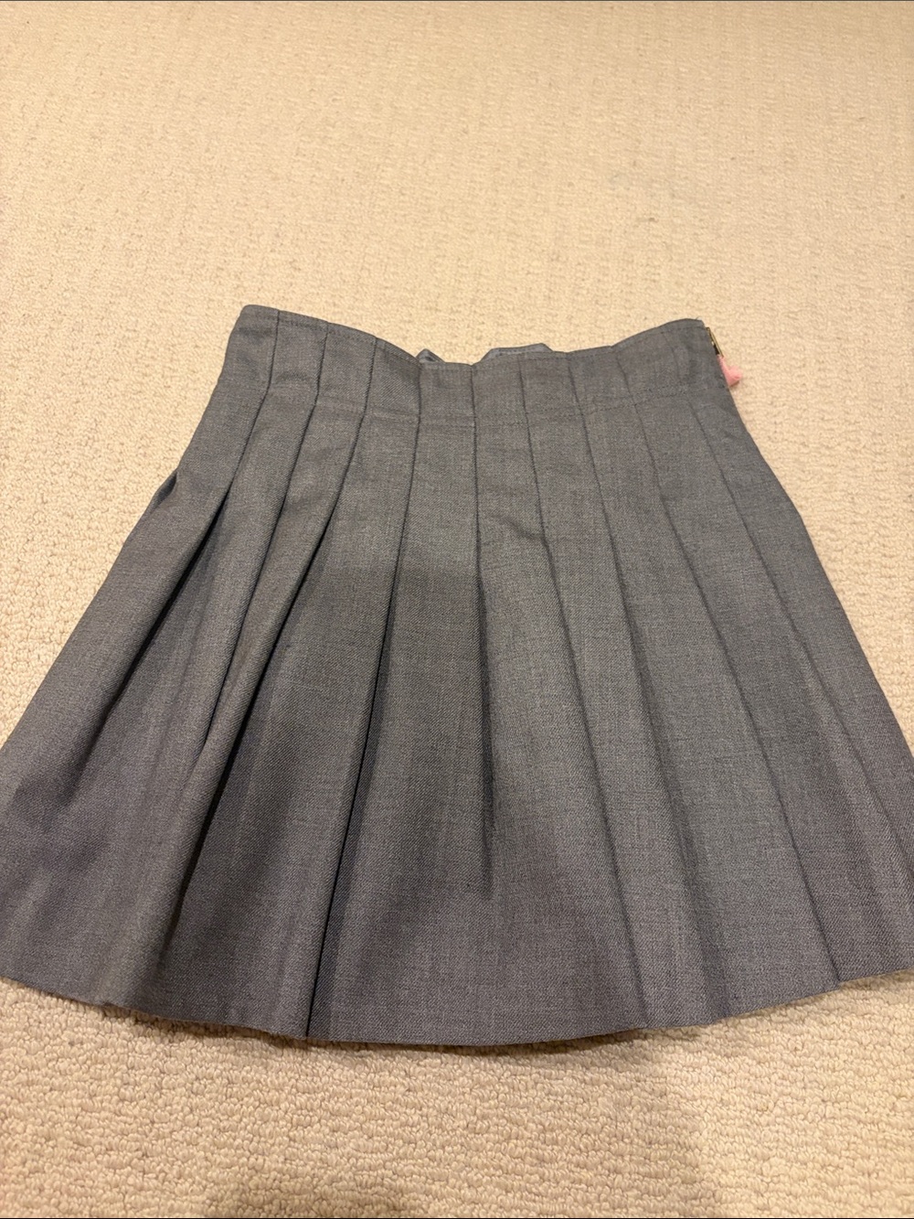 Crewcuts Gray Pleated School Skirt
